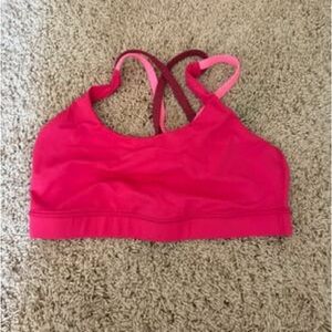 Lululemon Athletica Pink Sports Bra